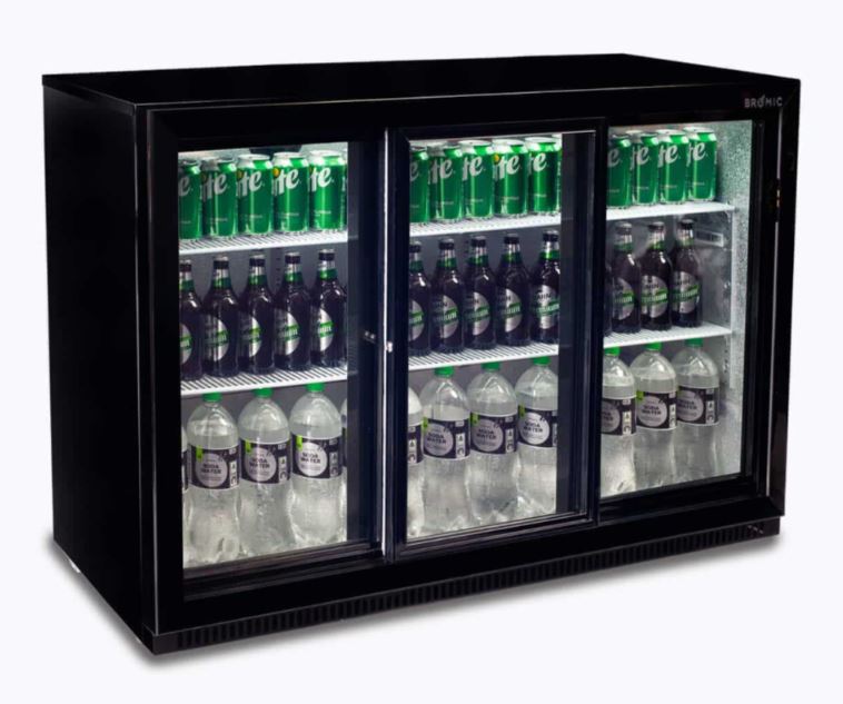 Beverage Cooler - Back Bar Cooler 3 Door Sliding VSC-300