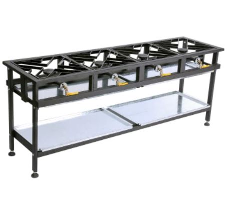 Boiling Table Solid 4 Burner