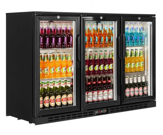 Beverage Cooler - Back Bar Cooler 3 Door Hinged