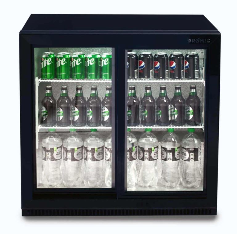 Beverage Cooler - Back Bar Cooler 2 Door Sliding VSC-258