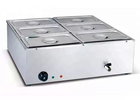 Bain Marie - Electric Table Top 6 Division