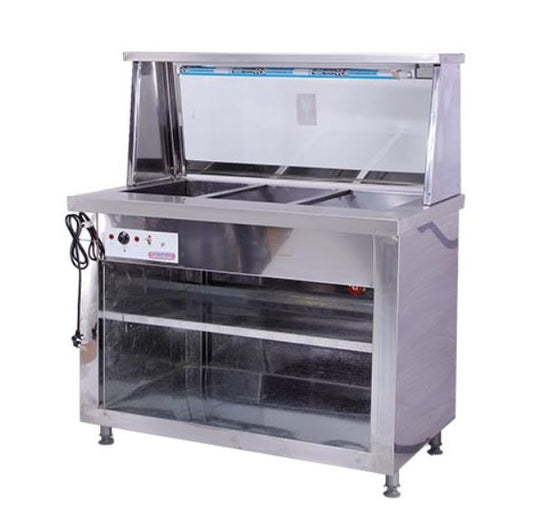 Bain Marie Electric 4 Division Floor Model