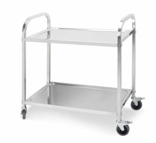 2 Tier Trolley Stainless Steel