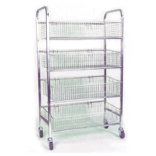 Bread Trolley Display  4-Tier