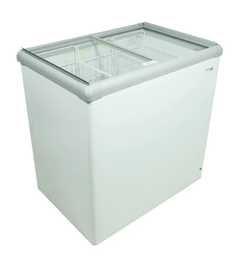 Glasstop Display Freezer 205l