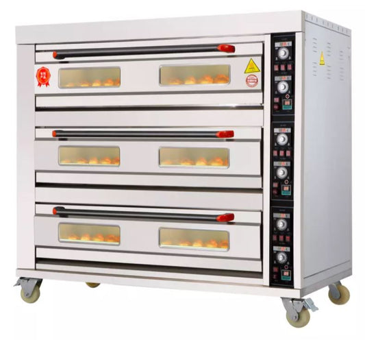 Oven 3 Deck 9 Tray Electric