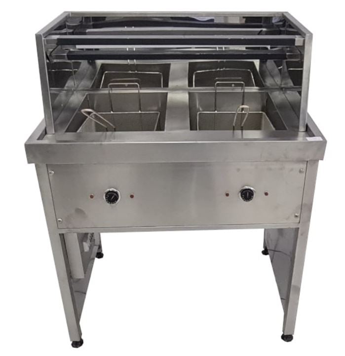 Heavy-Duty Electric Fryers 2X20LT(6Kw)