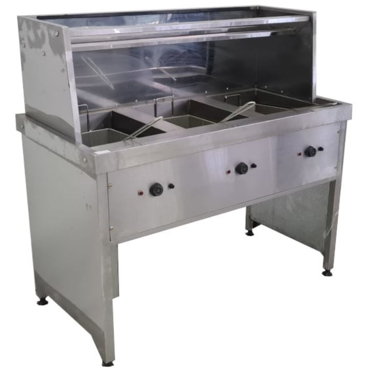 Heavy-Duty Electric Fryers 3X20LT (6Kw)