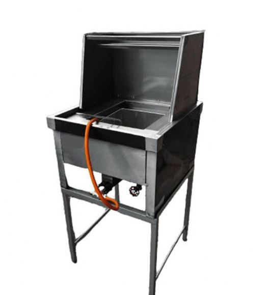 Spaza Single Gas Fryer (1x14lt) With Baskets