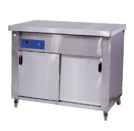 Neutral Service Counter 1100mm X 700mm X 900mm – With *Hot* Doors