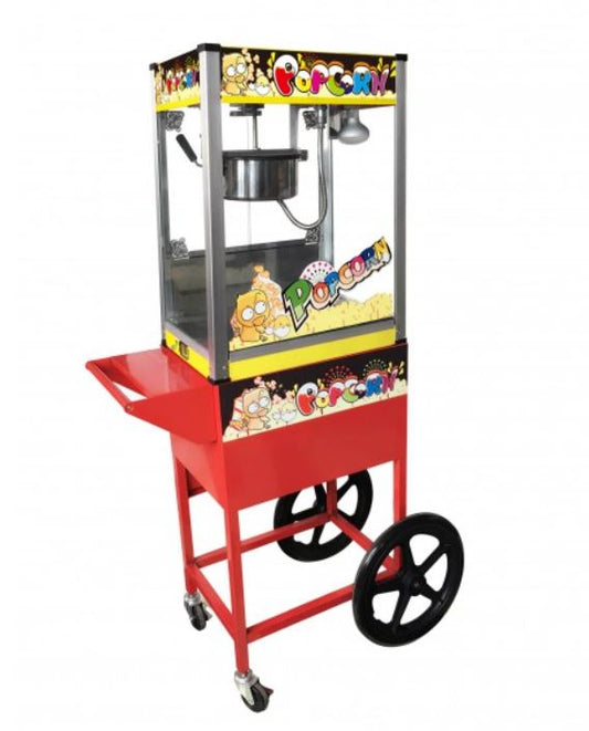 Popcorn Machine + Cart Trolley (Combo)