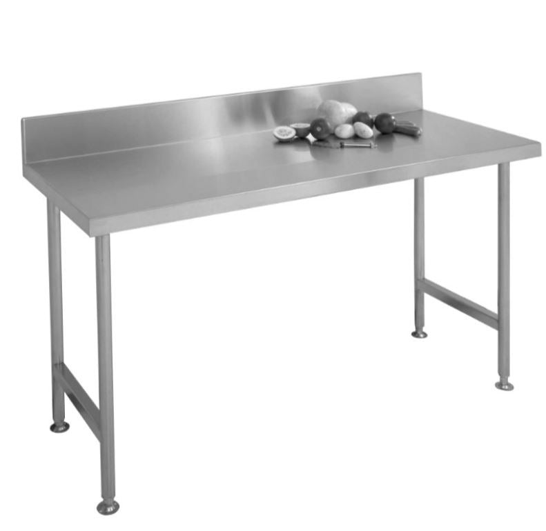 Table Splash Back 850 x 660 x 900mm Stainless Steel