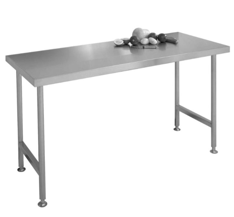 Table Plain Top 650 x 660 x 900mm Stainless Steel