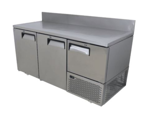 Fridgestar Underbar Cooler 2.5 Door – Steel Doors – With Splashback