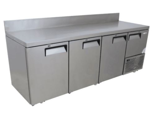 Fridgestar Underbar Cooler 3.5 Door – Steel Doors – With Splashback