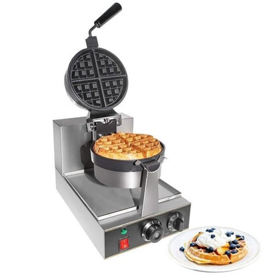 Belgian Single Waffle Machine – Rotating